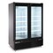 Maxx Cold Double Glass Door Merchandiser Freezer, Large, 54 in.W, 50 cu. ft., in Black MXGDM-50FBHC - alternate 1